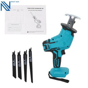Cordless Electric Reciprocating Saw w/ 4x Blades Wood Cutting For Battery - Picture 1 of 5