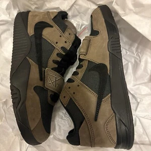 Nike Travis Scott x Jordan Jumpman Jack TR Dark Mocha - Size UK 9 - Picture 1 of 5