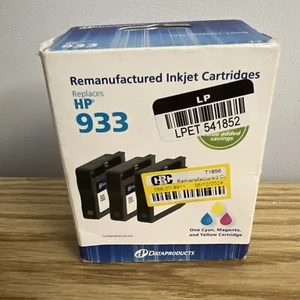 Alternative for HP 933 C/M/Y, Dataproducts SEALED Non-OEM Inkjet Cartridges - Picture 1 of 3
