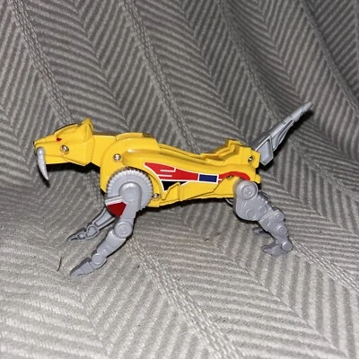 电力别动队黄色剑齿虎 Megazord 腿部部件万代 2020 — 第 1/2 张图片