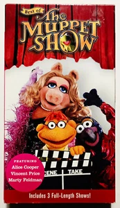 Best of The Muppet Show (VHS, 2000) *RARE OOP* Vincent Price Alice Cooper - Picture 1 of 3