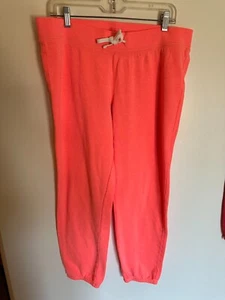 Mossimo Supply Co. Orange PEACE Sweatpants Size L - Picture 1 of 2