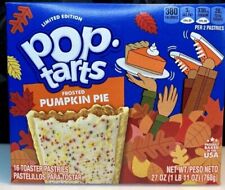 🟢 Limited Edition Kellogg Pop Tarts Frosted Pumpkin Pie Toaster (16 Count)
