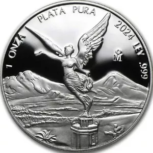Libertad Mexico 2024 1 oz Silver PROOF Coin in Capsule Mexico - Picture 1 of 4