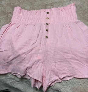 Simply Southern rosa Shorts geraffter Gummibund Größe S/M Small - Medium - Bild 1 von 1