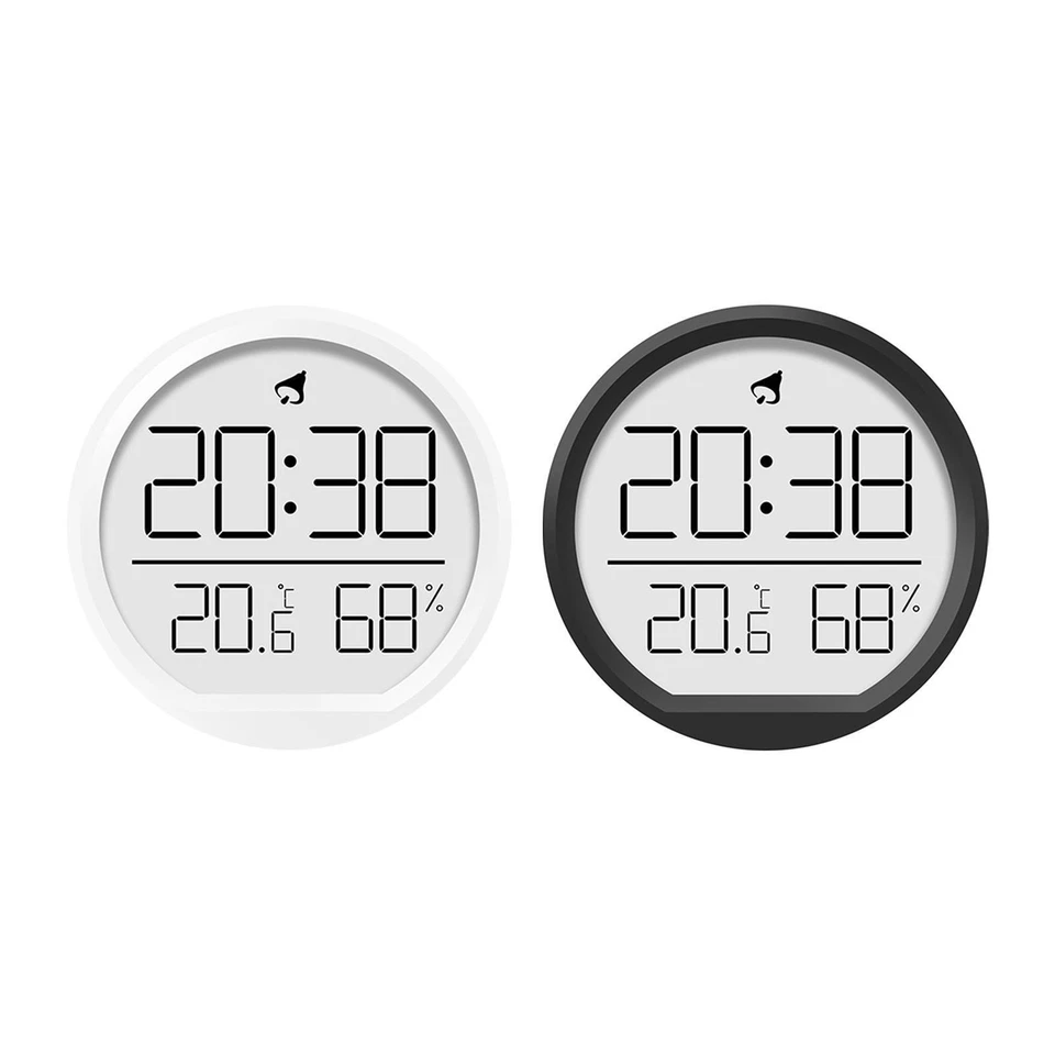 Digital Alarm Clock Wall Clock Round 3" Battery Operated Versatile 12/24 Hour - Image 1 of 1