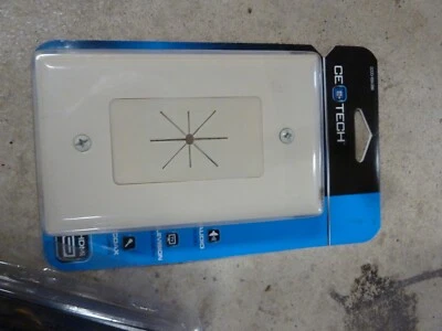 CE TECH FLEXIBLE OPENING CABLE WALL PLATE 5028-LA - Image 1 of 2