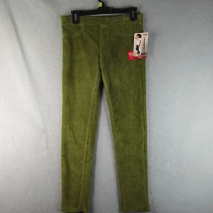 Levis Pull On Jegging Youth Girls 16 Green Corduroy Chenille Skinny Legging - Picture 1 of 13