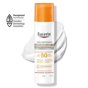 Eucerin Sun Age Defense Face Sunscreen Lotion SPF50 75ml LONG EXPIRY CANADA - Picture 1 of 4