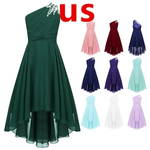 Flower Kids Girls Dresses Princess Party Pageant Wedding Bridesmaid Formal - Picture 1 of 106