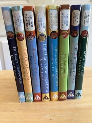 Guideposts Church Choir Mysteries Hardcover Books SET/8 Christian Fiction - Image 1 of 4