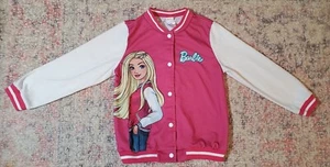 Girl's Barbie Lightweight Snap-Up Jacket-Size Youth 7/8Y-Used - Picture 1 of 13