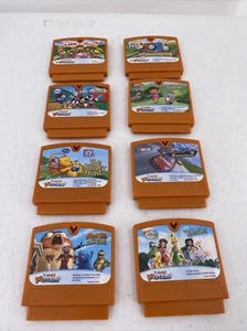 Vetch VMotion VSmile Game Cartridges Lot Of 8 Disney Tinkerbell Winnie The Pooh  - Picture 1 of 9
