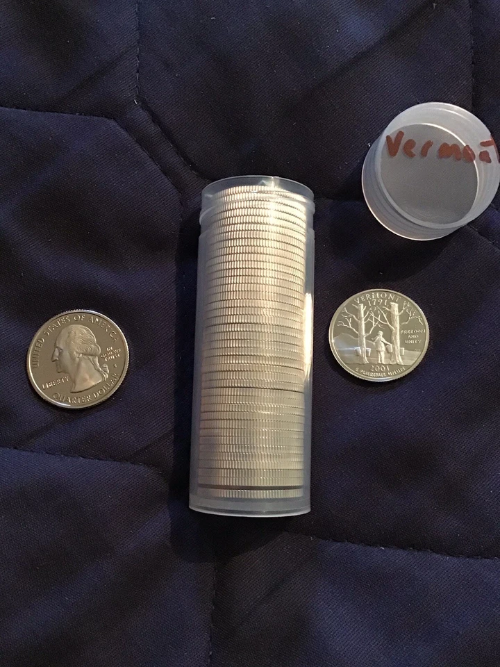 silver proof quarter rolls Vermont (maple Syrup) - Image 1 of 1