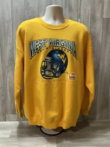 2008 Y2K Tostitos Fiesta Bowl West Virginia Mountaineers Champions Shirt Size XL - Picture 1 of 12
