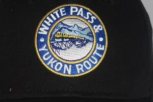 Baseballmütze Kappe weiß Pass Yukon Route Skagway Alaska 2019 Strapback neu ohne Etikett - Bild 1 von 10