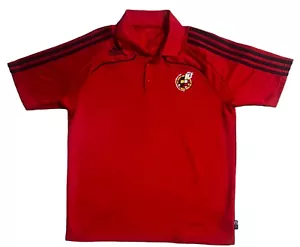 Spain Futbol Soccer Jersey Polo Adidas Mens Large Climalite Rare Espanola - Picture 1 of 3