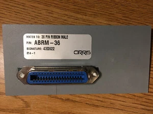 CIRRIS Adapter ABRM - 36 PIN RIBBON MALE | 43D922 | Continuity, Test Board 1988 - Picture 1 of 7