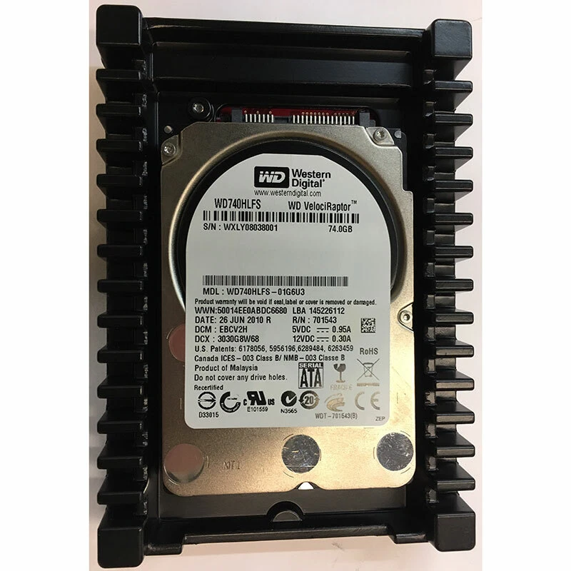 WD740HLFS - Western Digital 74GB 10K RPM SATA 3.5" HDD - Image 1 of 1