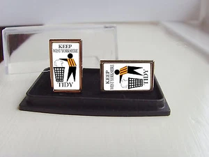 Bradford Stadt Fans Keep Ihre Bereich Ordentlich Abzeichen Mens Manschetten Gift - Bild 1 von 3