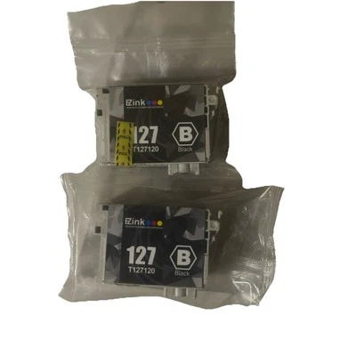 EZINK Epson 127 Black Ink Cartridge T127120 quantity two - Image 1 of 2