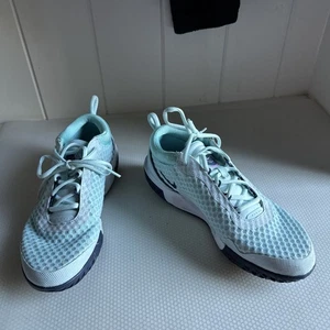 Nike Court Zoom Pro 'Glacier Multi Color LOGO DH0618-400 Sneakers Size 6.5us - Picture 1 of 10