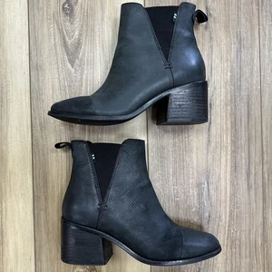 Stivaletti Chelsea Toms Esme in pelle nera, 10012467, donna taglia 5 - Foto 1 di 7
