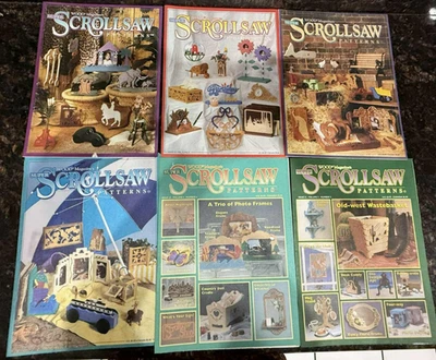 SCROLL SAW WOODWORKING PATTERN MAGAZINE SCROLLING COLLECTION 6 ISSUES - Image 1 of 4