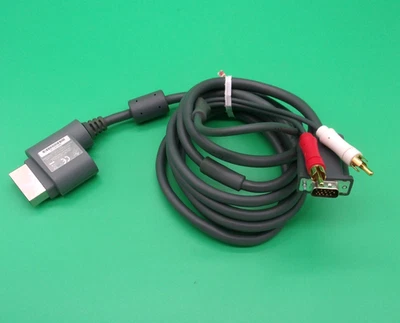 Microsoft X801257-100 AV Video Cable for Xbox 360 to VGA RCA Audio - Image 1 of 4