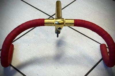 Cinelli Gold Track Bar and Stem Steep 120 39 厘米深滴 — 第 1/4 张图片