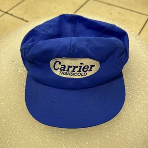 VINTAGE Carrier Transicold ROYAL BLUE SNAPBACK Hat Cap OSFA - Picture 1 of 5