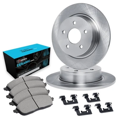 For Mazda 6 03-05 R1 Concepts eLINE Series Rear Brake Kit w Ceramic Pads - Imagem 1 de 3