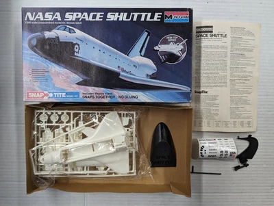 Vintage 1978 Snap Tite Model Kit Desk Top Series Space Shuttle By Monogram New - Image 1 of 3
