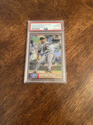 2020 Stadium Club Chrome Mariano Rivera Orange Refractor /25 PSA 10 Gem Mint  - Image 1 of 4