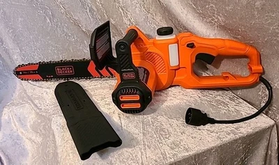 Проводная цепная пила BLACK+DECKER BECS600 14 дюймов 8 А с замком болта натяжение автоматическое смазывание - Изображение 1 из 4