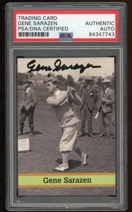 Gene Sarazen signiert 1993 Fax Pax berühmte Golfer #32 PSA/DNA Masters Golf - Bild 1 von 2