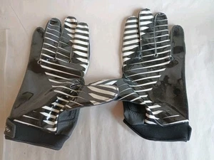 NEW In Bag Nike Vapor Jet NFL Receiver Football Gloves Adult Size 3XL Black - Picture 1 of 7
