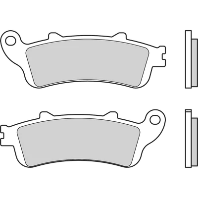 46868 - BRAKE PADS COMPATIBLE WITH HONDA VTX 1800 C1 (SC46) 1800 2005-2007 - Image 1 of 3