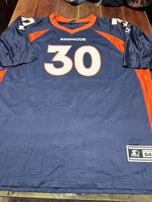 Camiseta de fútbol americano Terrell Davis #30 Denver Broncos vintage para hombre talla XXL Foto 1 de 4
