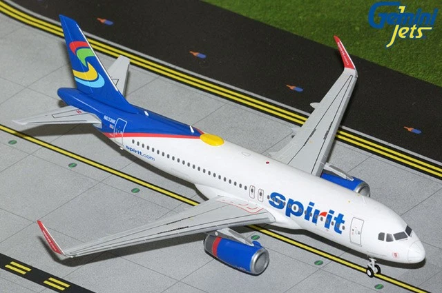 G2NKS1338 GeminiJets A320-200 1/200 modelo N633NK Spirit Airlines - Imagem 1 de 1