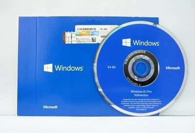 Microsoft Windows 8.1 Professional - 64Bit - SB/OEM mit DVD - Pro - Bild 1 von 2