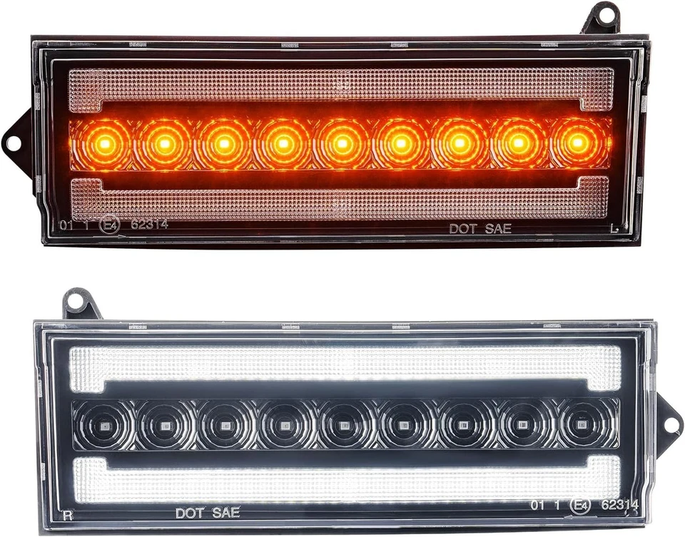 2X Luz de estacionamiento DRL señal de giro LED de esquina delantera para Jeep Cherokee XJ 1984-1996 Foto 1 de 4