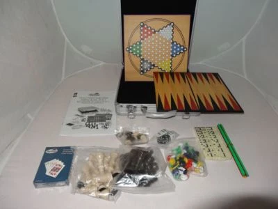 Pavilion Games Toys R Us 10 in 1 Games Compendium Checkers Chess Dice Cards - Image 1 of 3