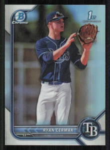 2022 Bowman Chrome Draft Refractors #BDC81 Ryan Cermak - Picture 1 of 2
