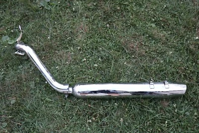 2007-2008 Harley Street Glide Rear Left Muffler Exhaust Pipe 65592-07 & 65627-07 Foto 1 de 4