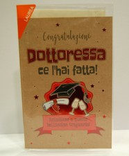 Biglietto Auguri Laurea Dottoressa Con Frase Ebay