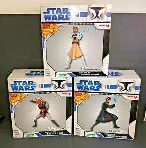 Kotobukiya Star Wars Clone Wars Series 1 Obi-Wan Jedi Ahsoka Anakin Yoda U Pick - Picture 1 of 25