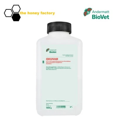 OXUVAR 5,7% ad us.vet - 1000 Gramm Sprüh- und Träufelbehandlung Varroa Imkerei - Bild 1 von 4