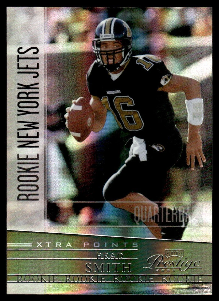 2006 Playoff Prestige Xtra Points Green Brad Smith RC /50 Jets #159 *Noles2148* - Image 1 of 2