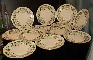Homer Laughlin georgische Eierschale Cotillion Magnolia ""10 Teller - Bild 1 von 5